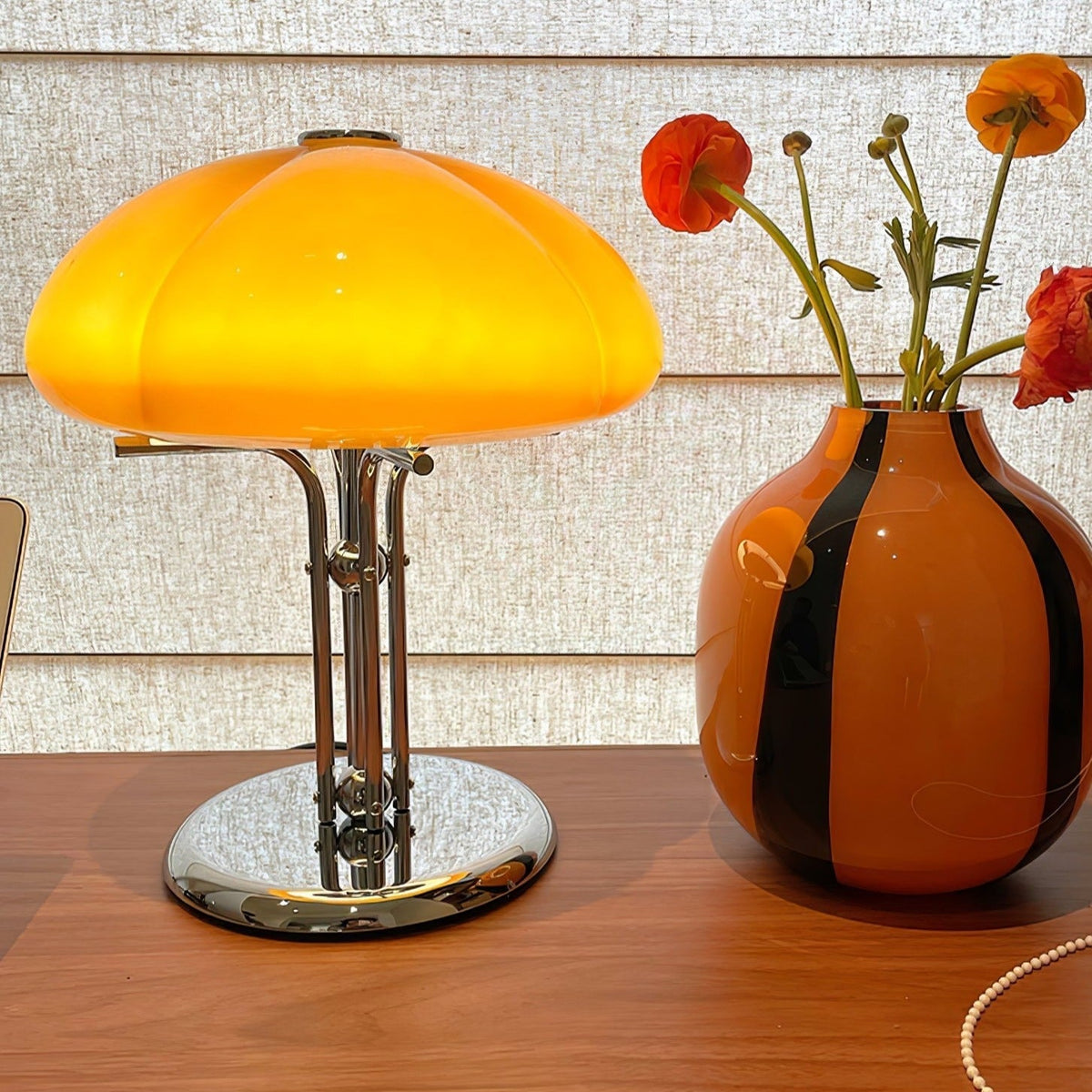 AmberDome Tischlampe im Bauhaus-Stil – Tischleuchte – Ansicht 7 von 40
