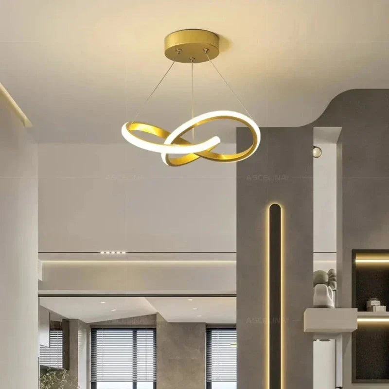 AuroRing LED-Deckenleuchte mit Fernbedienung – Pendelleuchte
