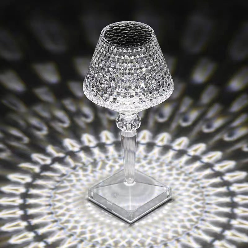 LumiCrystal LED-Tischleuchte aus Kristallglas mit 3 Lichtmodi – Ansicht 9 von 11