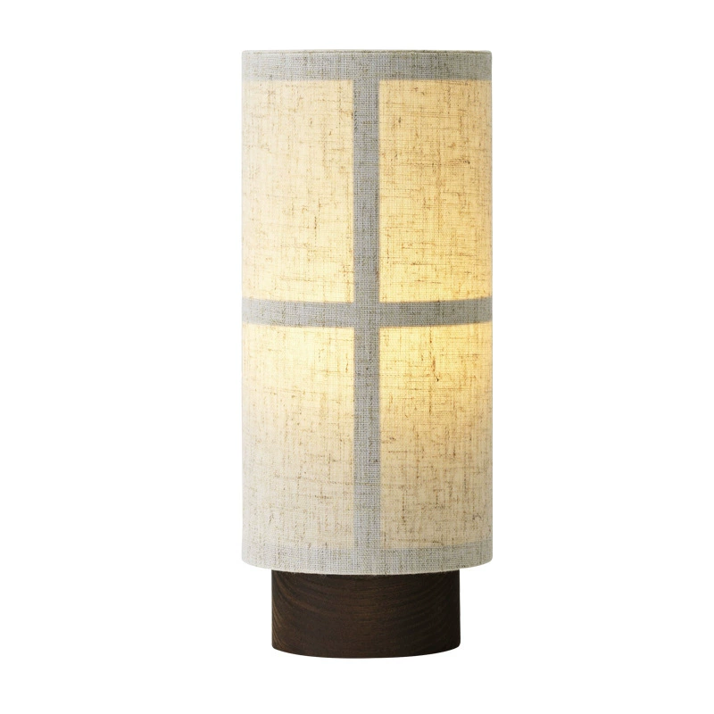 ZenLumi Tischlampe im Japan-Stil mit Leinenschirm – Tischleuchte – Ansicht 4 von 8