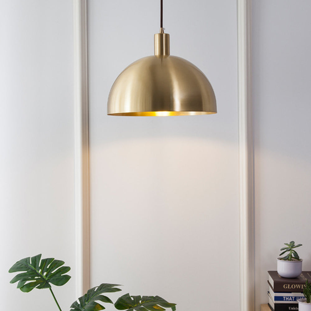 AureaDome Messing-Pendelleuchte im Mid-Century-Stil – Ansicht 7 von 16