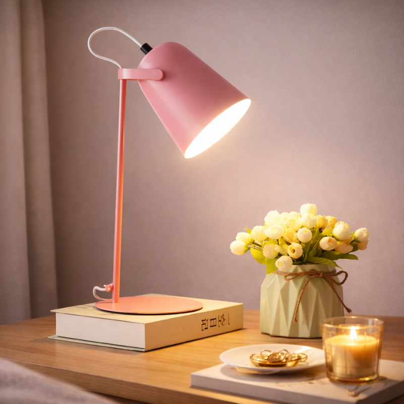 MacaronGlow Dreh-Tischlampe für augenfreundliches Licht – Schreibtischlampe