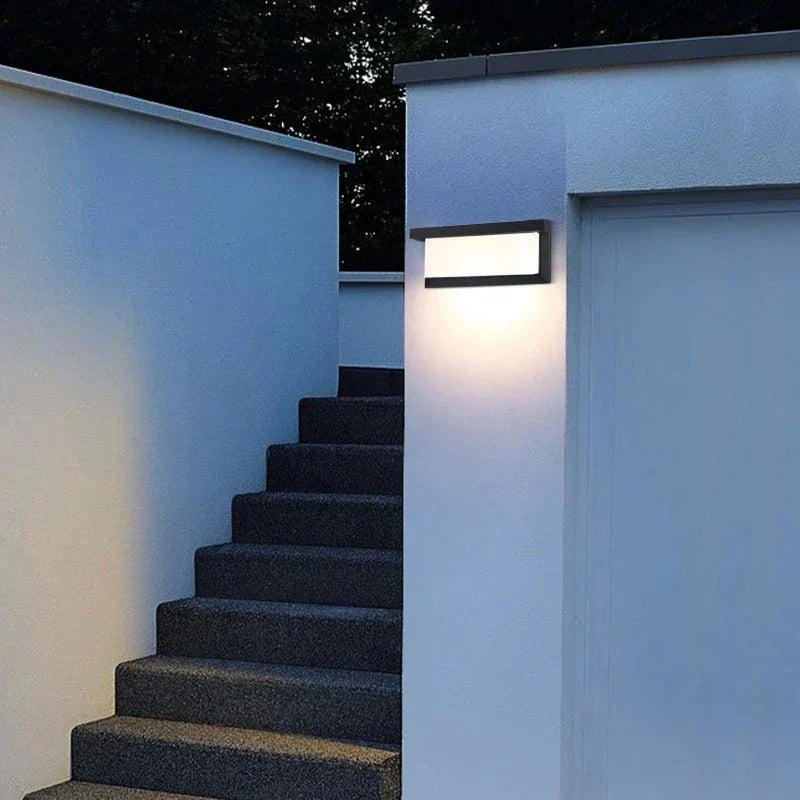 NimboPath LED Außenwandleuchte mit IP65 Wetterschutz – Ansicht 3 von 7