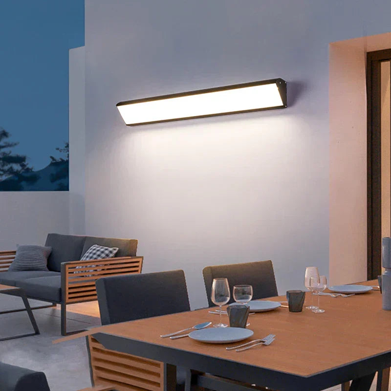 LumaArc LED-Wandleuchte für Garten und Terrasse – Außenwandleuchte – Ansicht 3 von 9