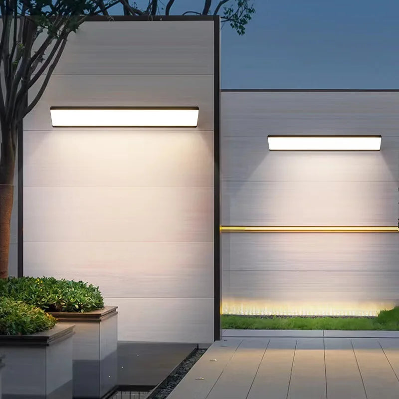 LumaArc LED-Wandleuchte für Garten und Terrasse – Außenwandleuchte – Ansicht 7 von 9