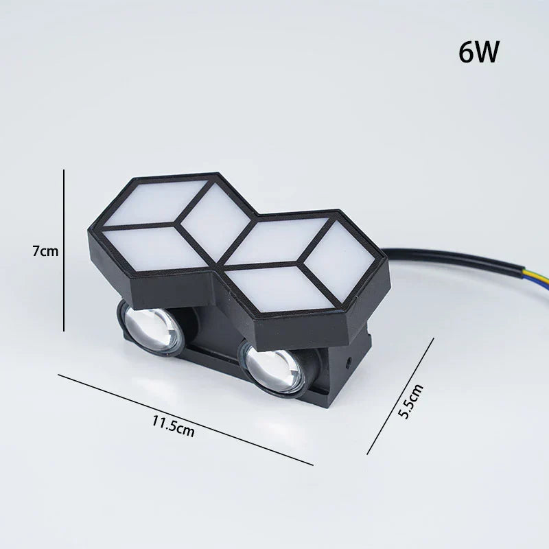 AeroShield Wetterfeste LED-Wandleuchte – Außenwandleuchte – Ansicht 7 von 9