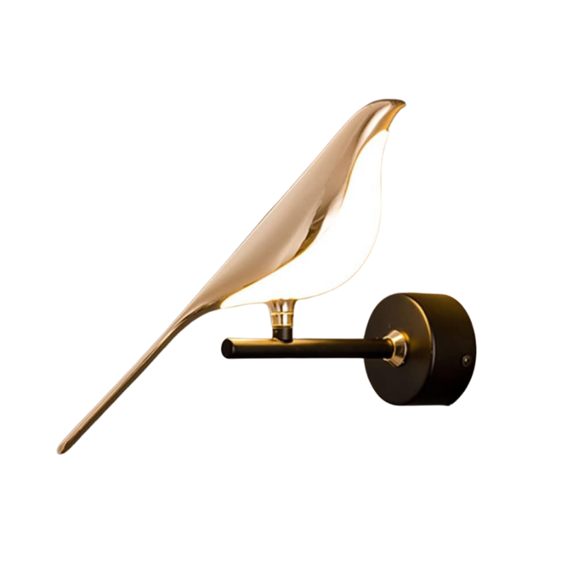 FinkLux LED-Vogel-Wandleuchte mit Akku – Ansicht 4 von 11