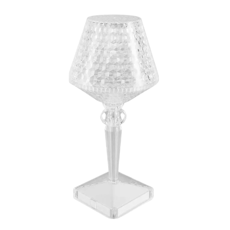 LumiCrystal LED-Tischleuchte aus Kristallglas mit 3 Lichtmodi – Ansicht 4 von 11