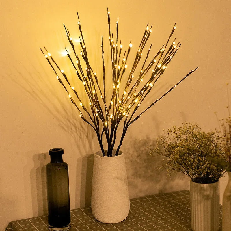 Amara Deko-Weide mit warmem LED-Licht – Dekoleuchte – Ansicht 5 von 12