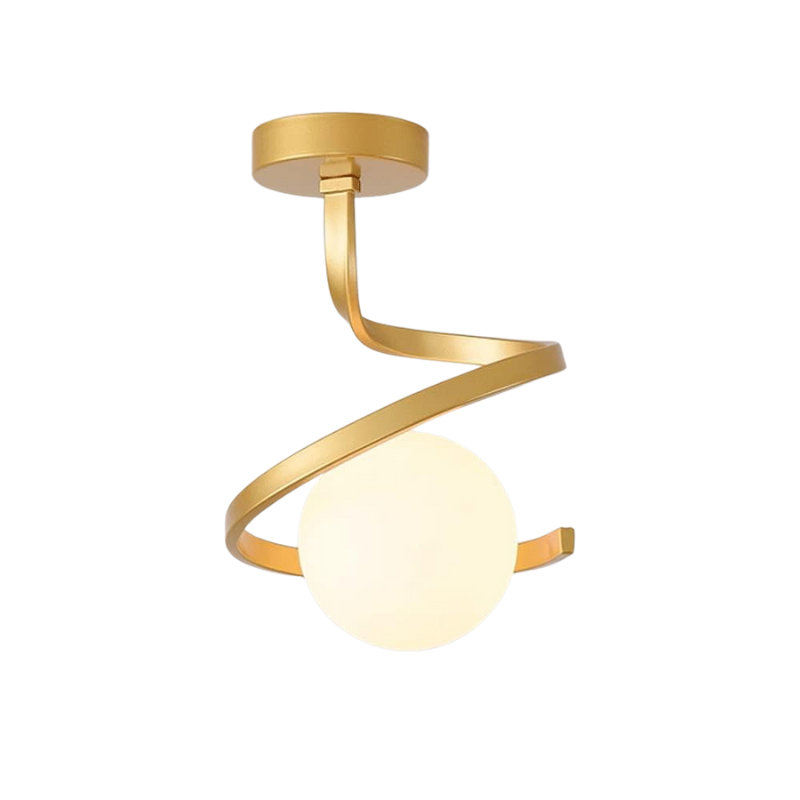 AurumLuxe Elegante Deckenleuchte mit Glasschirm – Ansicht 4 von 6