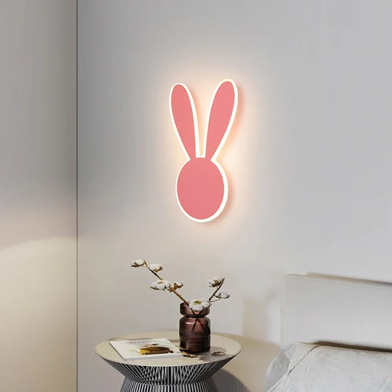 BunnyGlow LED-Wandleuchte in Hasenform fürs Kinderzimmer – Ansicht 2 von 12