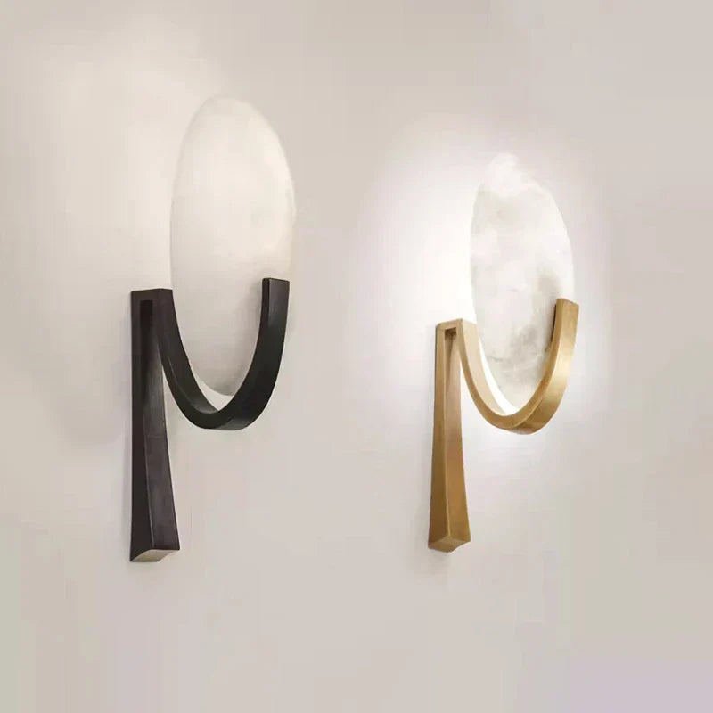 NoirTouch LED-Wandleuchte aus Marmor aus Metall – Ansicht 2 von 7
