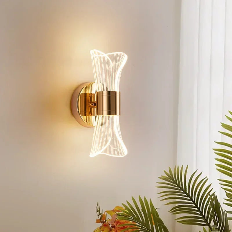 LumeWave LED-Wandleuchte mit geschwungenem Design – Ansicht 3 von 9