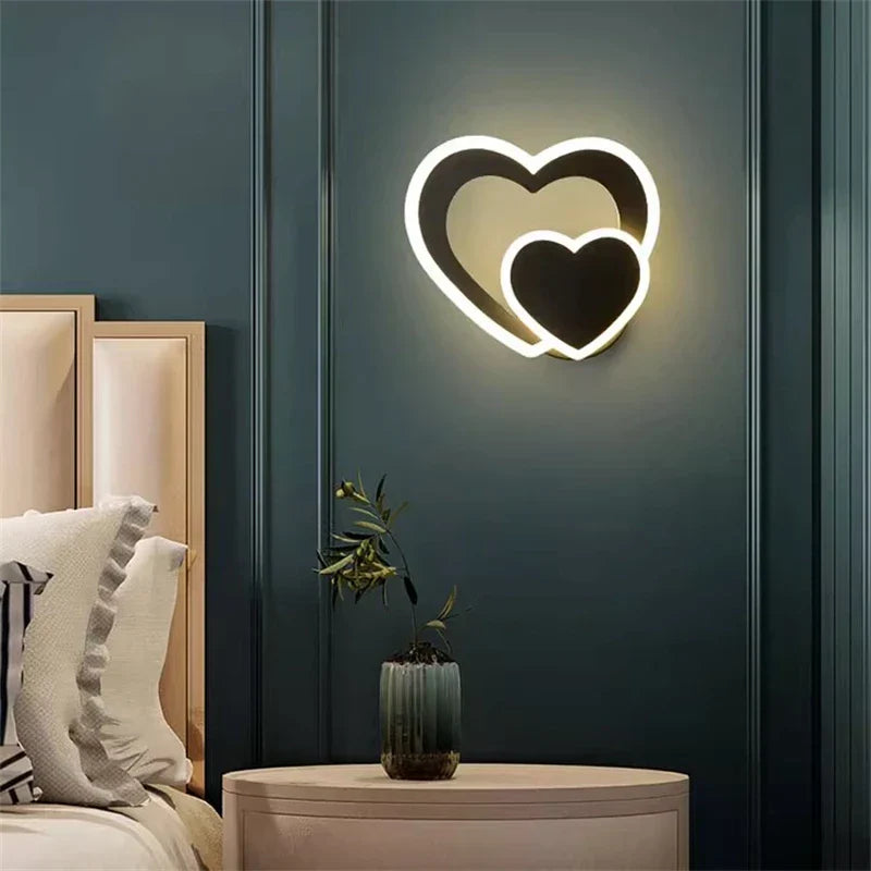 HeartGlow Romantische LED-Wandleuchte in Herzform – Ansicht 14 von 14