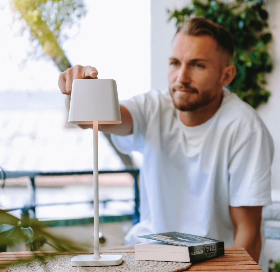 Portio Kabellose Touch-Tischleuchte – Ansicht 2 von 10