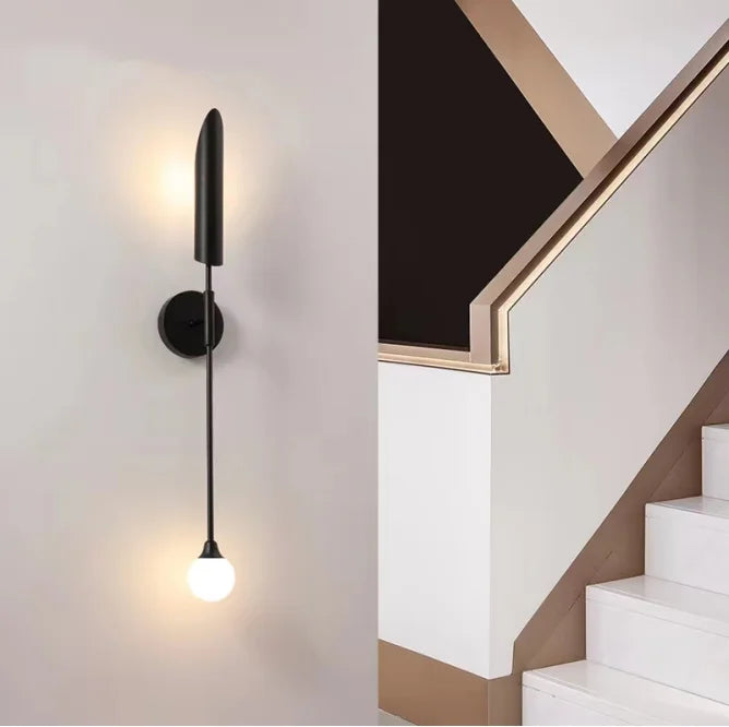 AureoWall Goldene LED-Wandleuchte für Wohnzimmer – Ansicht 14 von 15