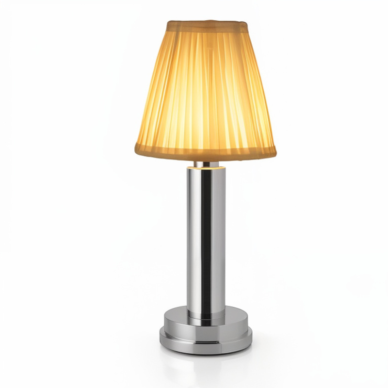 CozyGlow Kabellose LED-Tischlampe aus Stoff – kabellose Tischleuchte – Ansicht 7 von 17