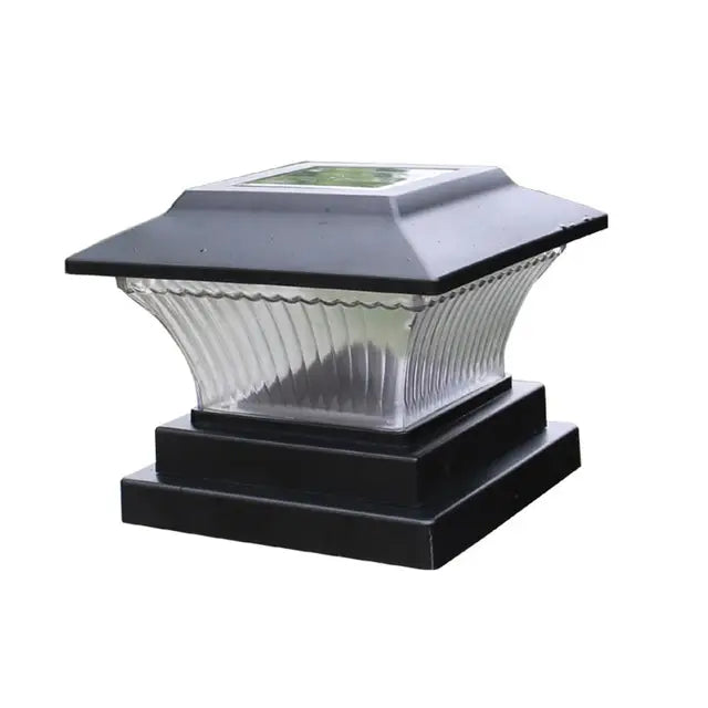 LumiPfosten Solarbetriebene LED-Säulenleuchte für den Garten – Solarleuchte – Ansicht 4 von 8