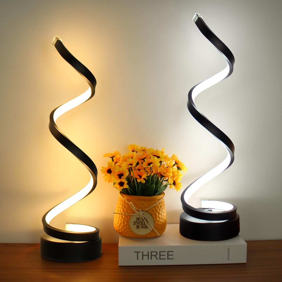 Spiro Moderne Spiralen-Tischleuchte – Ansicht 6 von 6