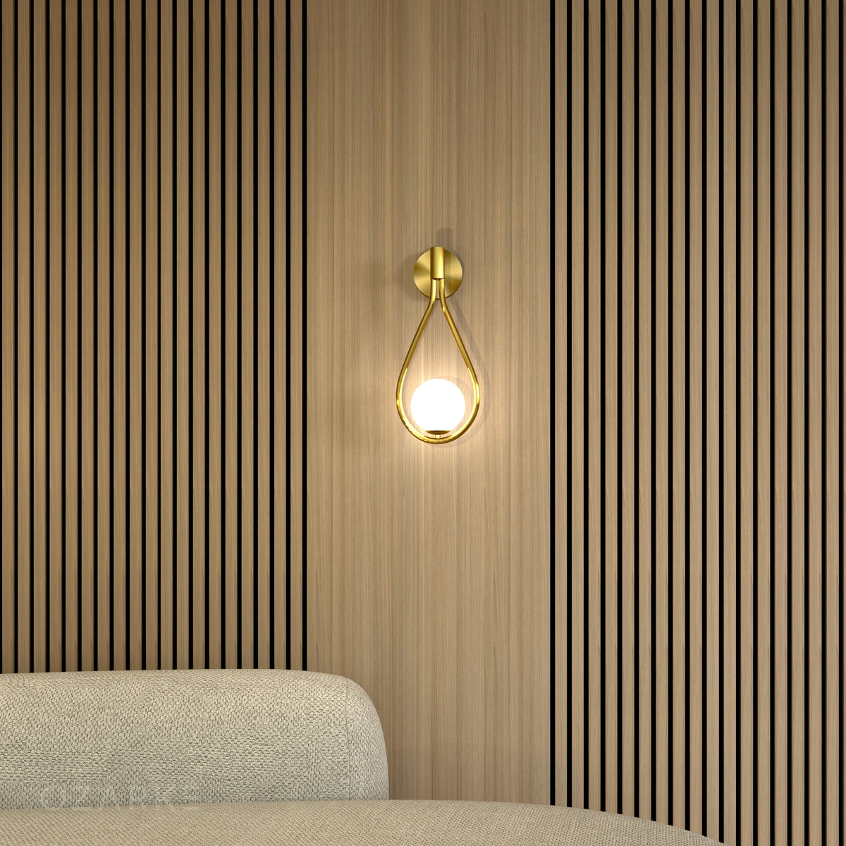 Aureo Drop Elegante LED-Wandleuchte im Tropfen-Design – Ansicht 9 von 11