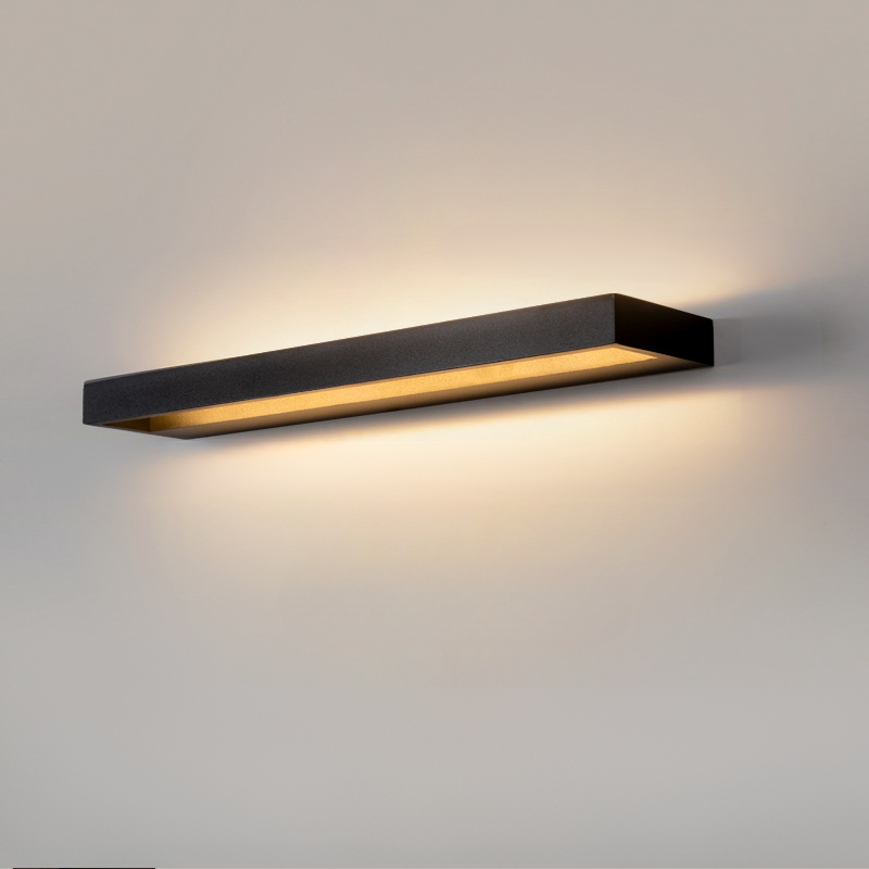LumiGlide Schlanke LED-Wandleuchte für Innen & Außen – Außenwandleuchte