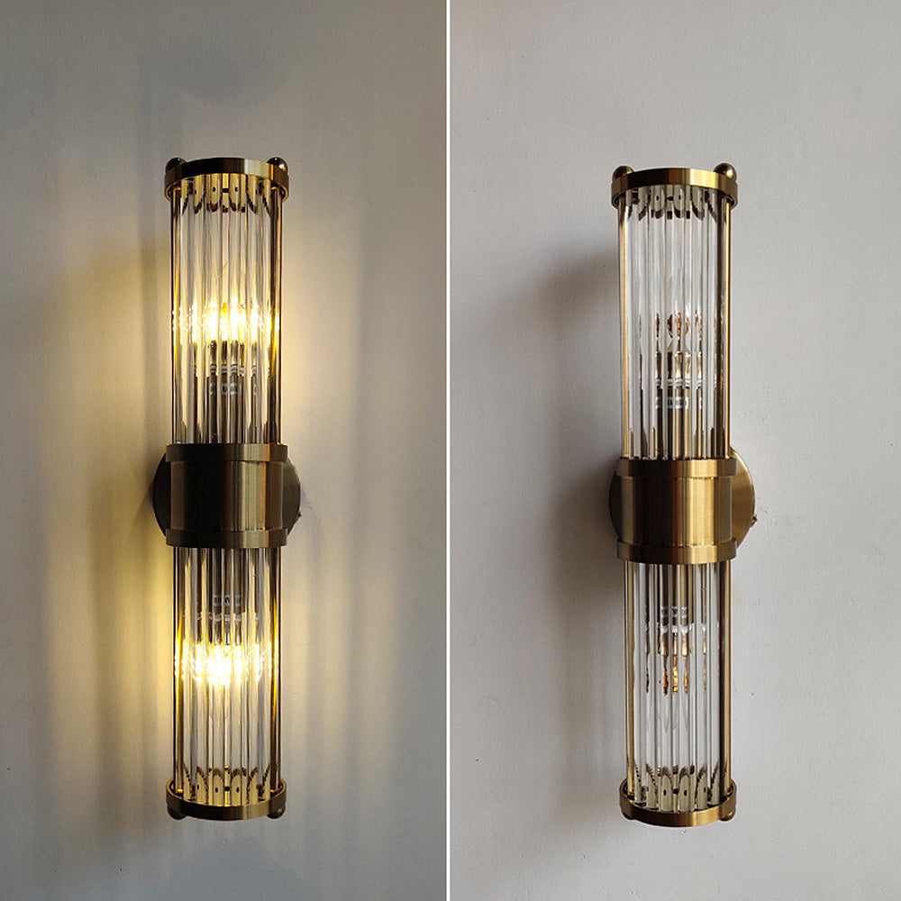 Auralite Goldene LED-Wandleuchte mit warmem Licht – Ansicht 9 von 10