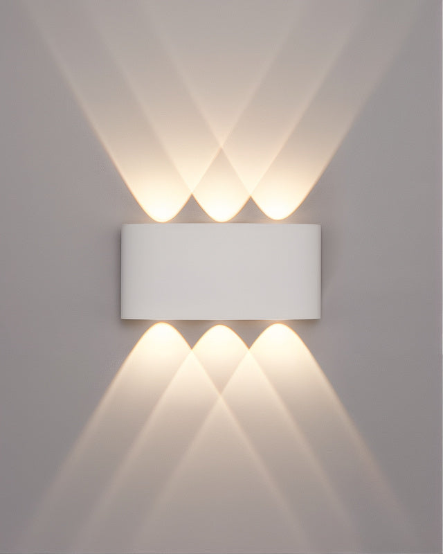 Wallure LED-Außenwandleuchte mit IP65-Wetterschutz aus Metall – Ansicht 7 von 8