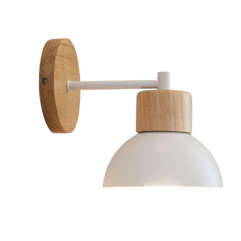 HoltGlanz LED-Wandleuchte im skandinavischen Holzdesign – Ansicht 7 von 8