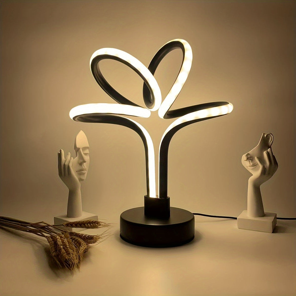 ScandiLux Dimmbare USB-LED-Tischlampe – Tischleuchte – Ansicht 5 von 7