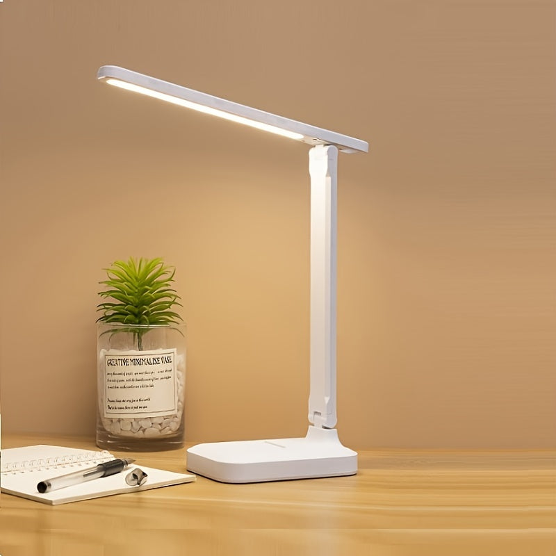LumaFlex Dimmbare LED-Schreibtischlampe mit USB-Anschluss – Ansicht 2 von 5