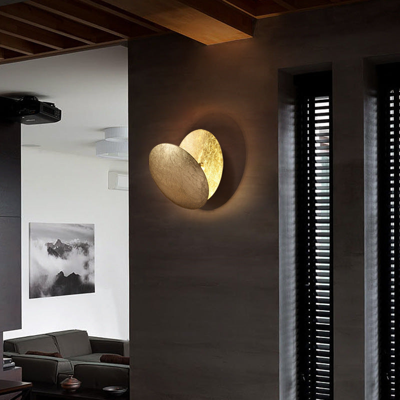 Lunoro LED-Wandleuchte in Gold und Rotbronze – Ansicht 3 von 7