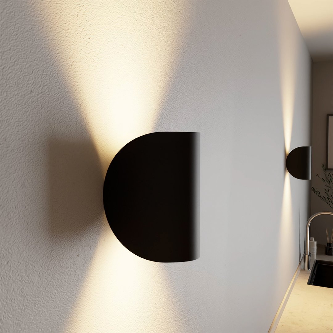 TwistArc Drehbare LED-Wandleuchte im Art-Déco-Stil – Ansicht 3 von 16