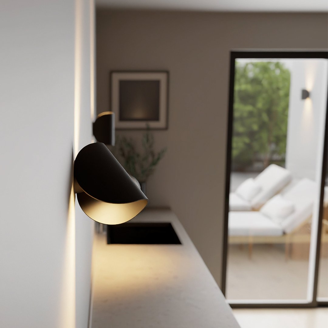 TwistArc Drehbare LED-Wandleuchte im Art-Déco-Stil – Ansicht 8 von 16