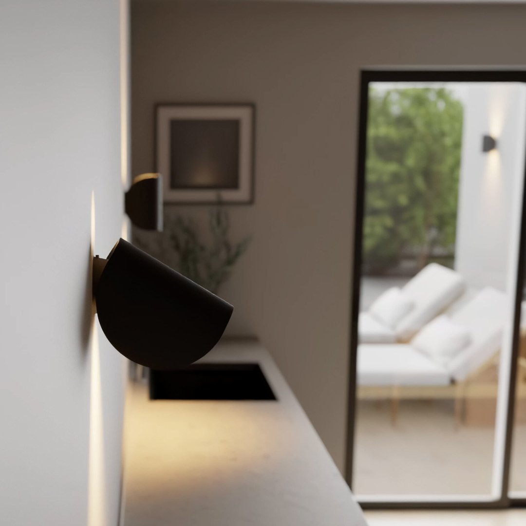 TwistArc Drehbare LED-Wandleuchte im Art-Déco-Stil – Ansicht 10 von 16