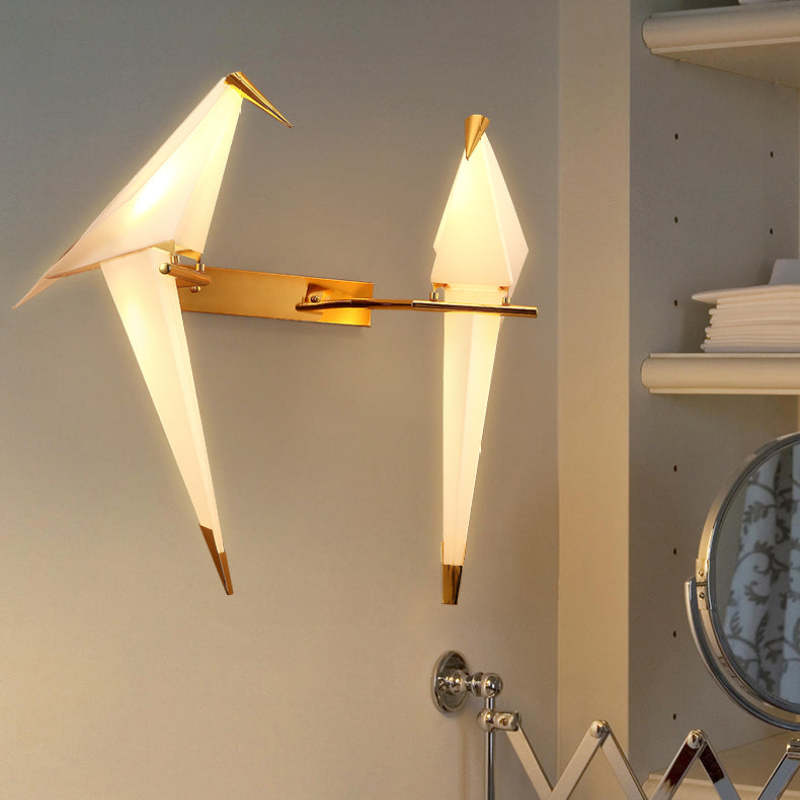 Aviluma Vogel-Wandleuchte mit warmem LED-Licht – Ansicht 8 von 15