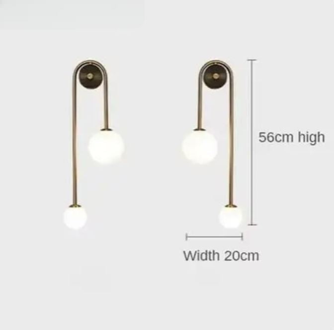 AmberVerre Wandleuchte mit warmem Glasdesign – Ansicht 10 von 10