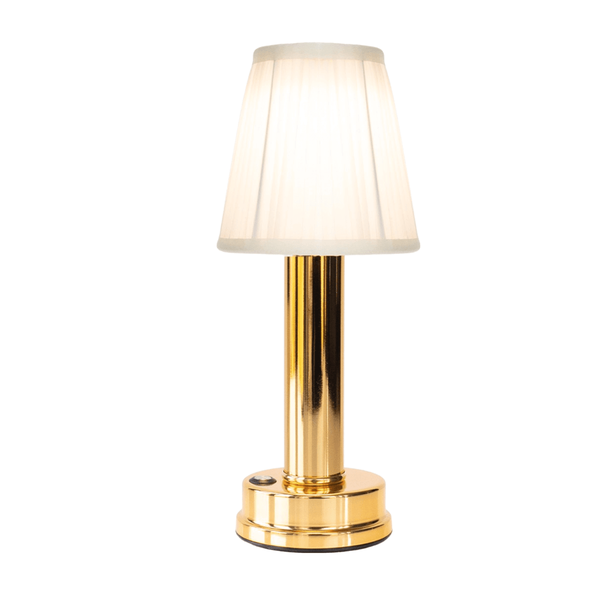 VelloGlow Kabellose LED-Tischlampe mit Stoffschirm – kabellose Tischleuchte – Ansicht 4 von 21
