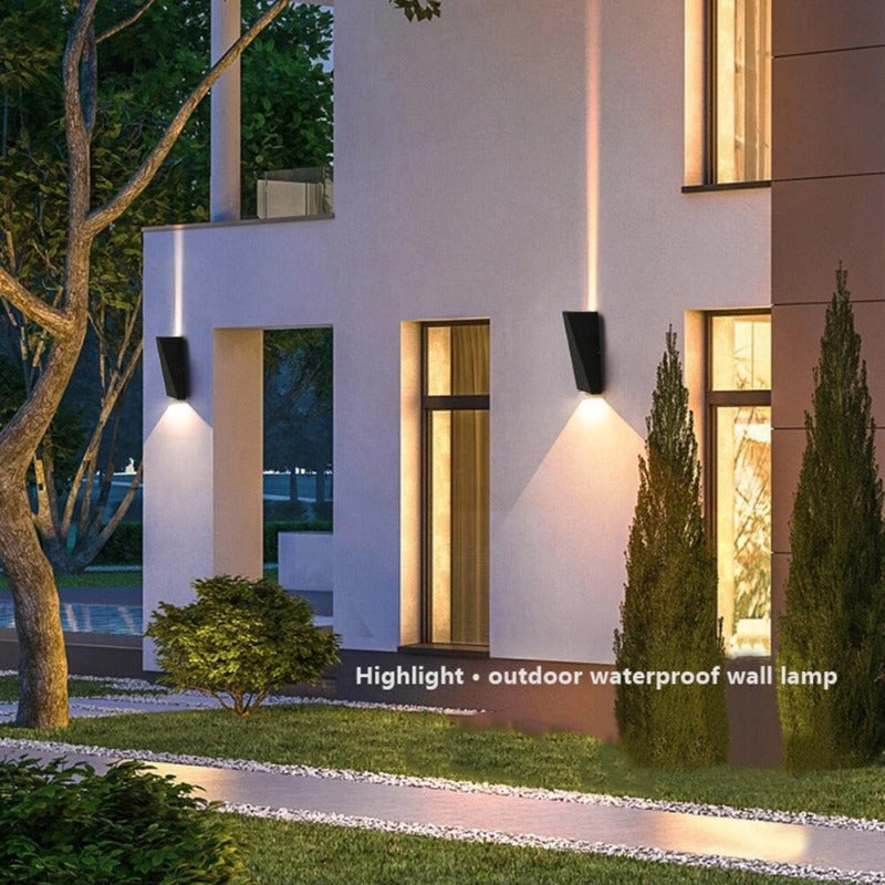 BeluFacet LED Außenwandleuchte mit klarem Licht – Ansicht 3 von 10