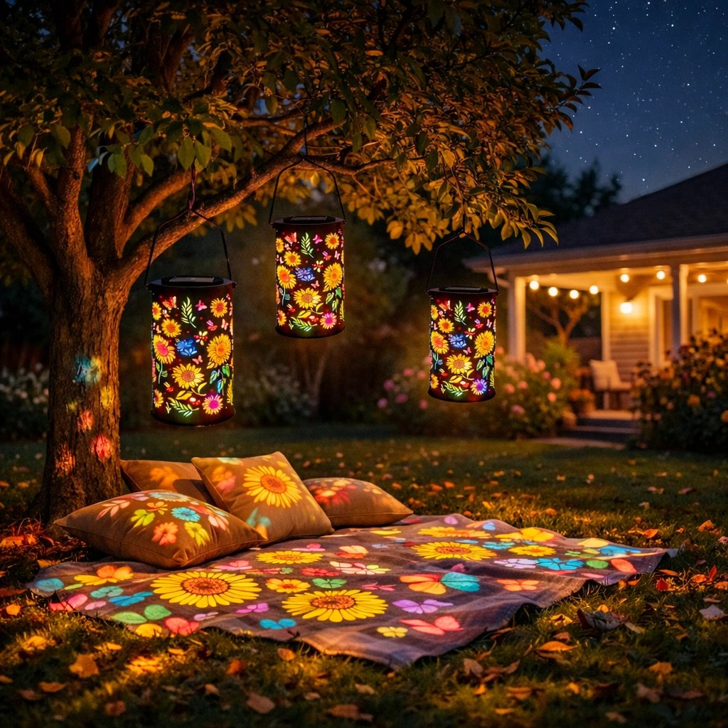 VerdaLux Kabellose Solarlampe im Blätterdesign für den Garten – Solarleuchte – Ansicht 5 von 12