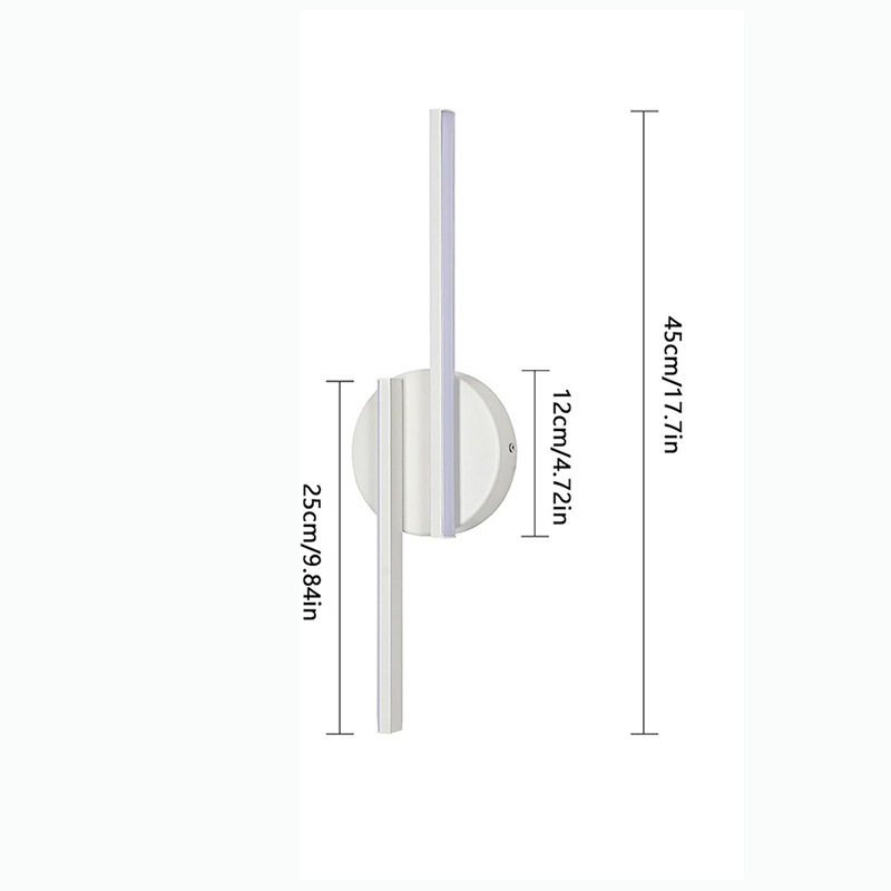Lumesca Elegante LED-Wandleuchte mit drei Lichtmodi – Ansicht 8 von 8