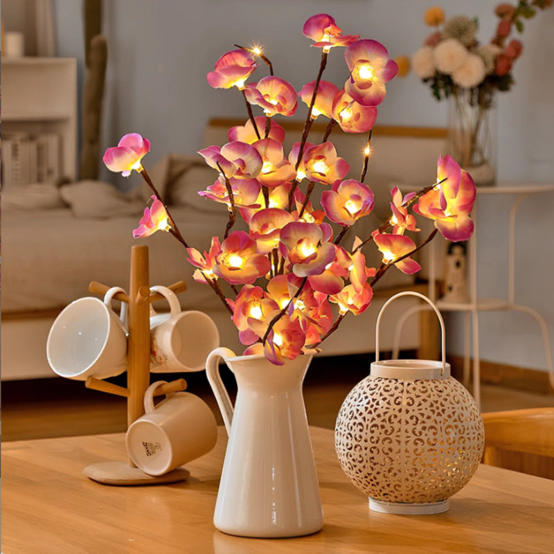 SilvaLux Kabelloser LED-Lichterzweig, biegsam & warmweiß – Lichterkette – Ansicht 2 von 23