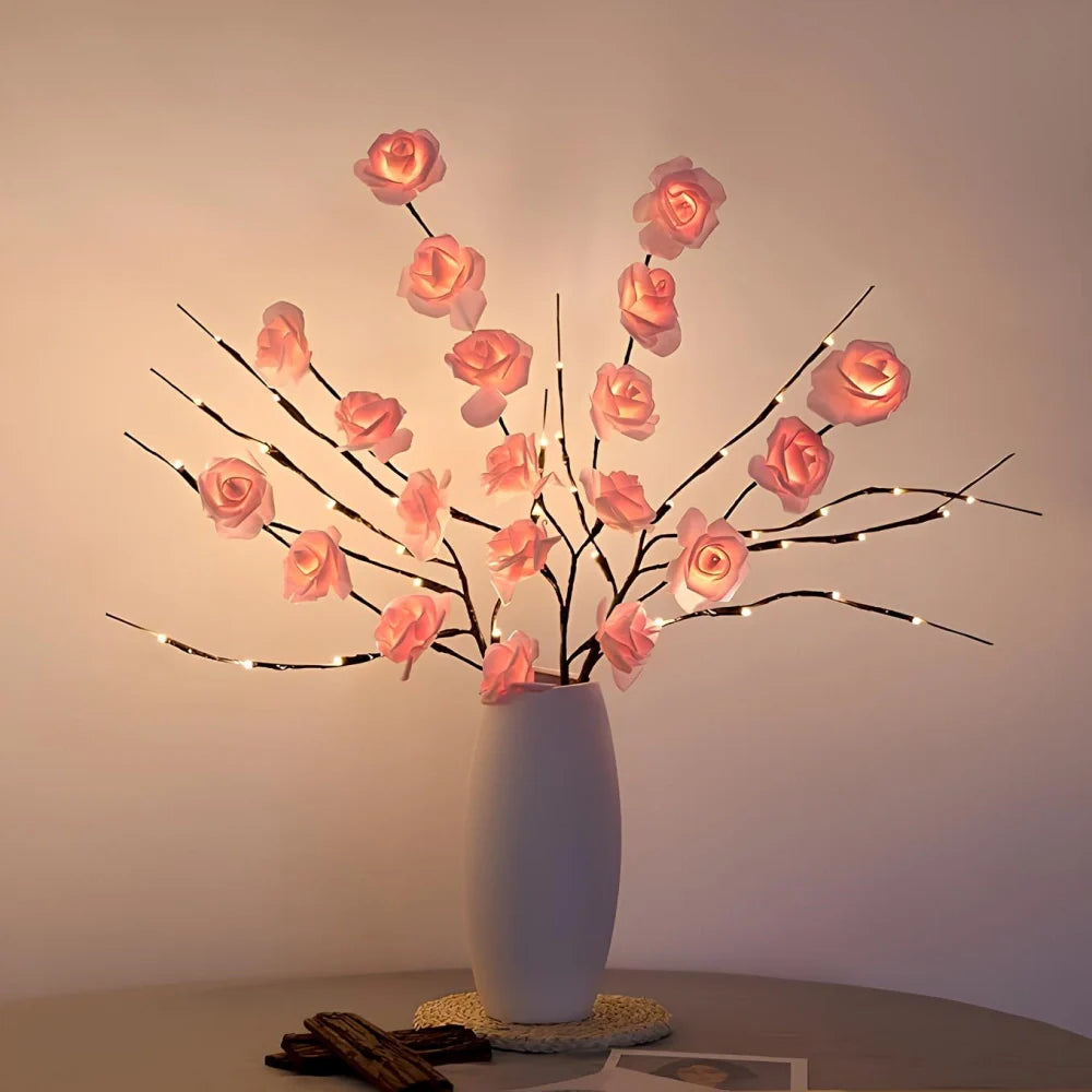 SilvaLux Kabelloser LED-Lichterzweig, biegsam & warmweiß – Lichterkette – Ansicht 7 von 23