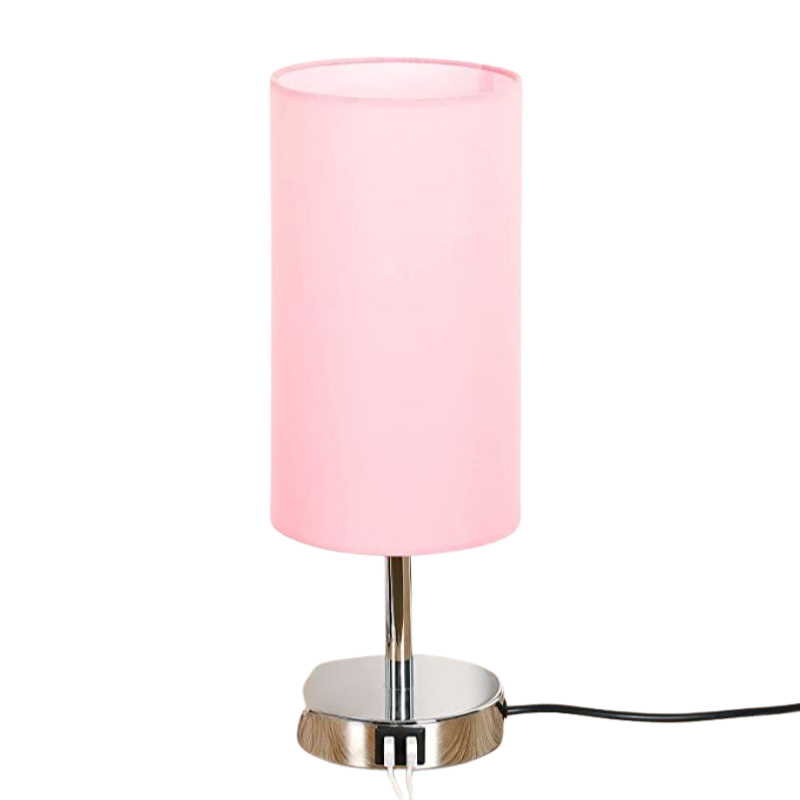 WendaDome Dimmbare Touch-Tischleuchte mit USB-Anschluss aus Holz – Ansicht 9 von 24