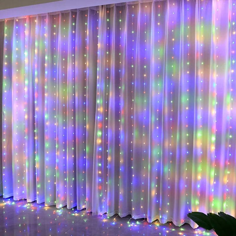 Glimmerkette LED-Lichterkette für Terrasse und Garten aus Metall – Ansicht 4 von 4
