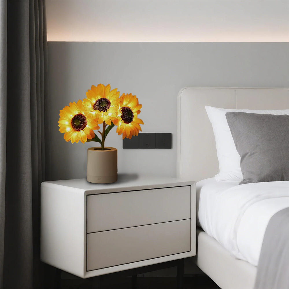 Sonnablum LED Tischlampe im Blütendesign – Tischleuchte – Ansicht 12 von 18