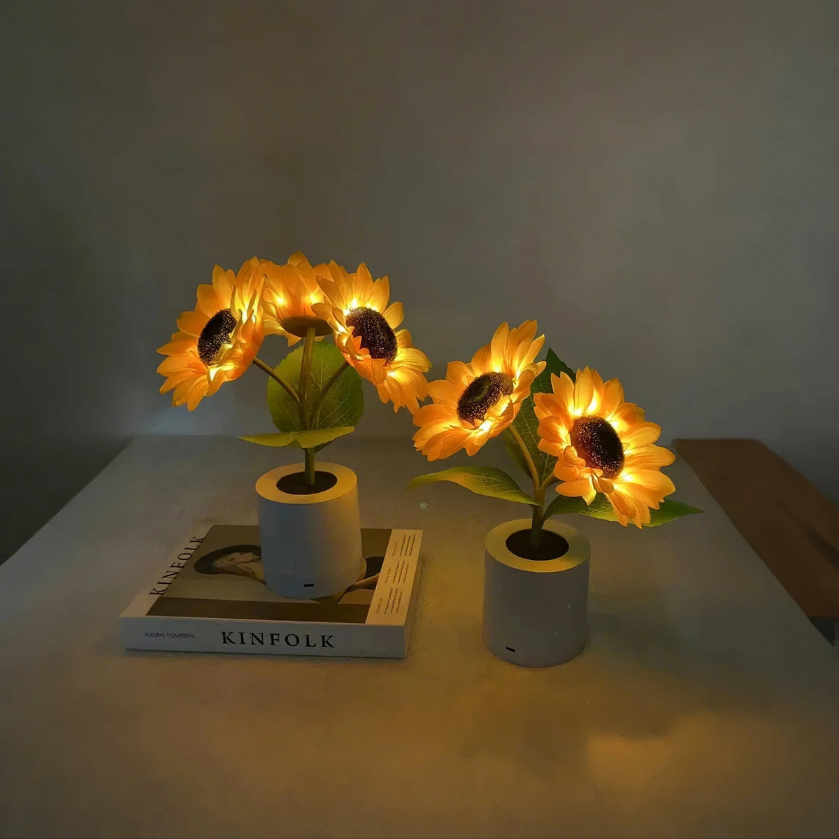 Sonnablum LED Tischlampe im Blütendesign – Tischleuchte – Ansicht 17 von 18