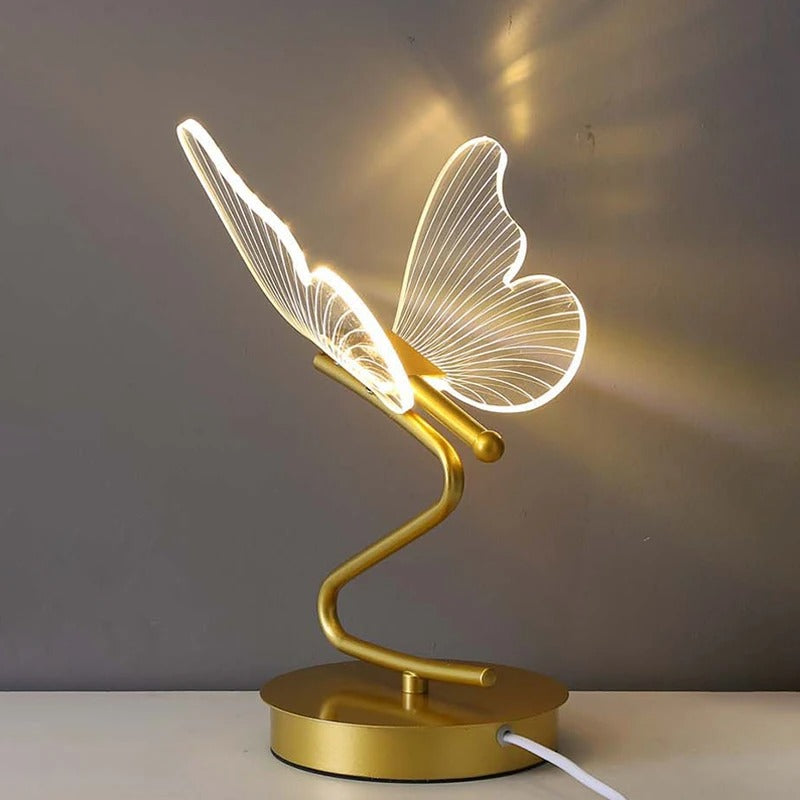 ButterflyLux Elegante LED-Tischleuchte im Schmetterlingsdesign – Ansicht 3 von 8