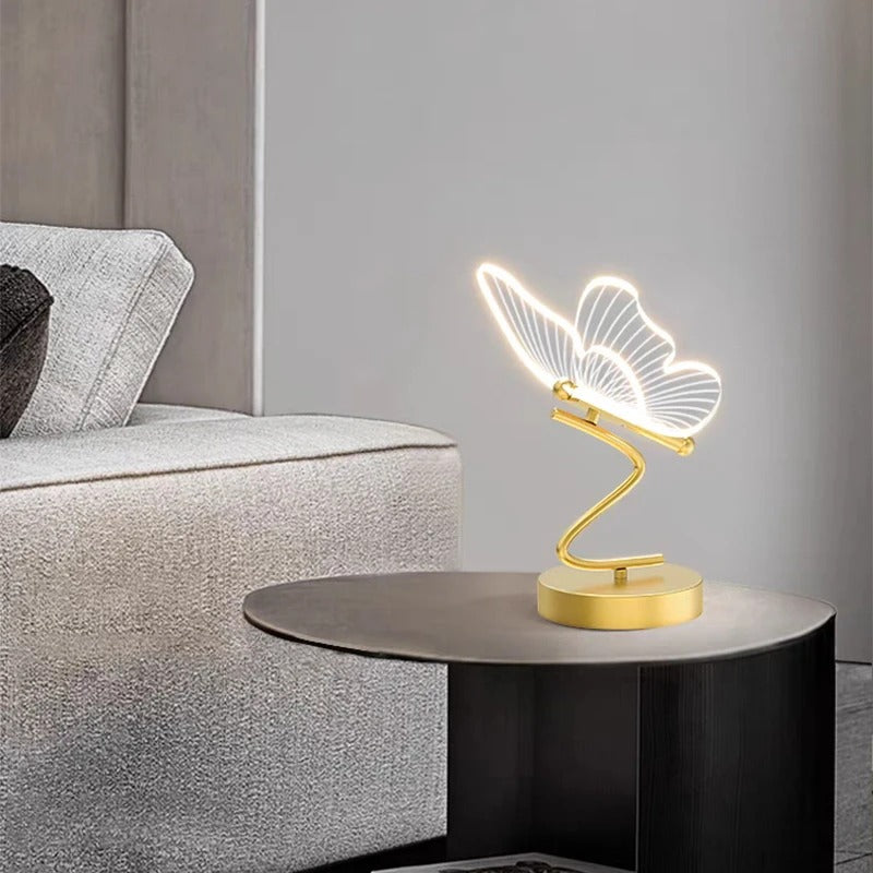 ButterflyLux Elegante LED-Tischleuchte im Schmetterlingsdesign – Ansicht 2 von 8