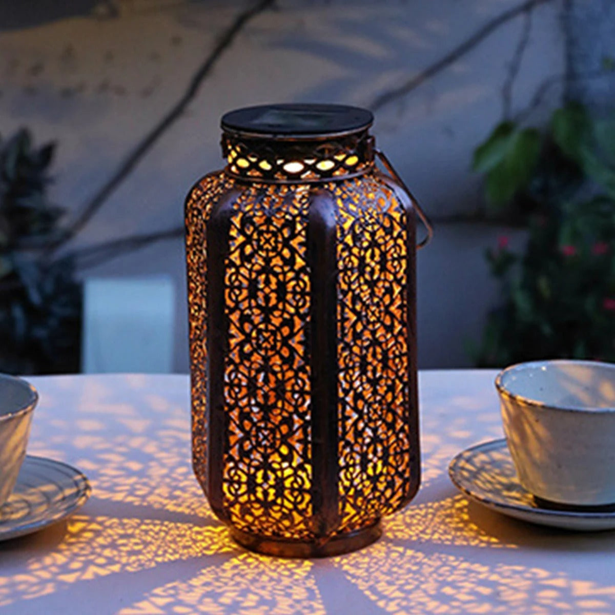 Solunia Vintage Solarlaterne für den Garten – Solarleuchte