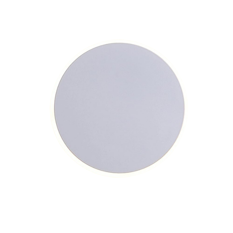 Ringspur Runde LED-Wandleuchte mit sanftem Lichtring – Ansicht 5 von 12